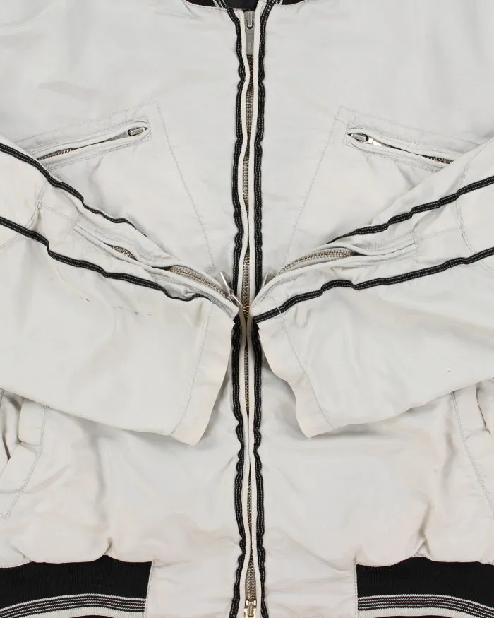 Vintage Y2K 00s Versace Sport Contrast Stitch Shell Cafe Racer Moto Jacket - L sold by Rokit product image thumbnail 4