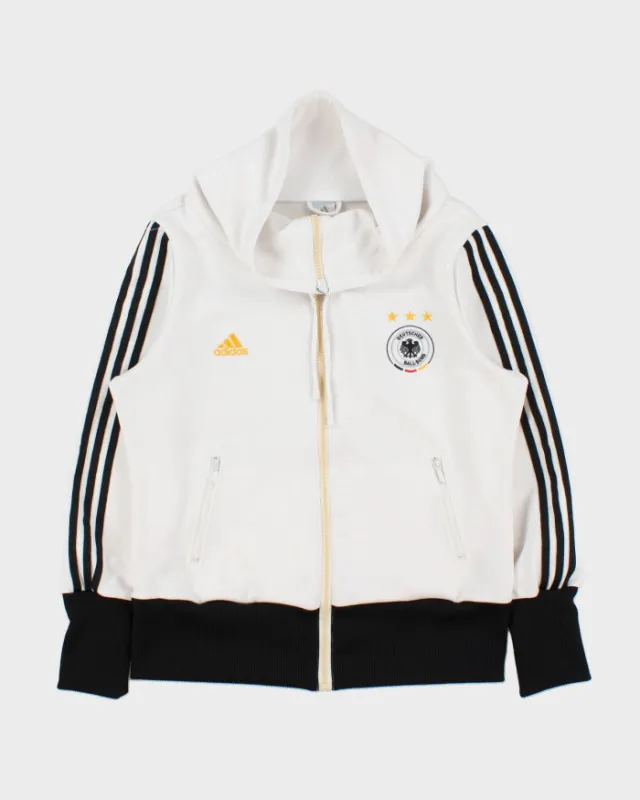Vintage Y2K Adidas Women's Germany Football 2008 Euros Oversized Funnel-Neck Track Jacket - XL made by Adidas