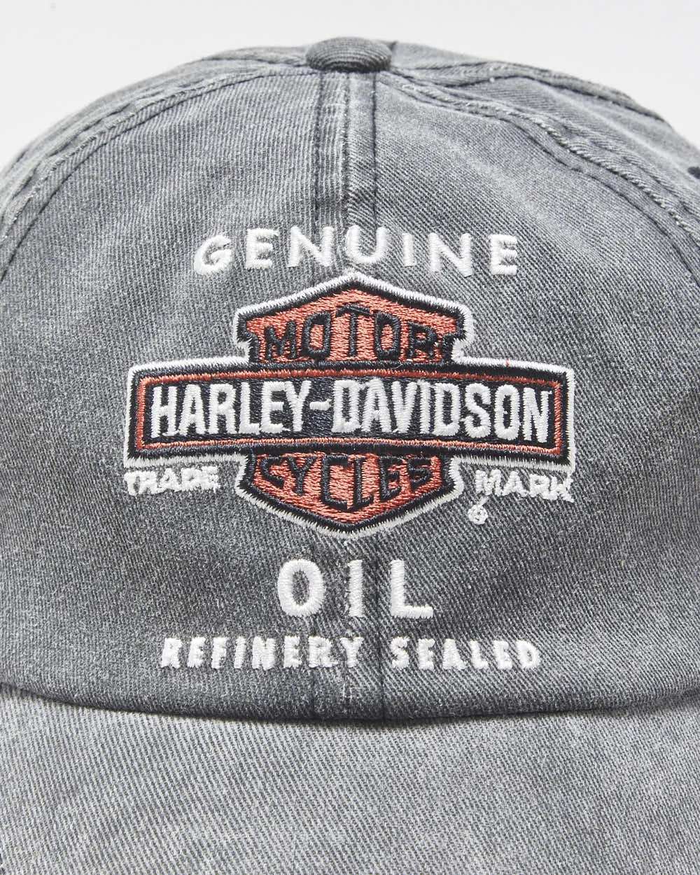Vintage Harley Davidson Cancun Mexico Canvas Flex Fit Denim Baseball Cap - L/XL sold by Rokit product image thumbnail 3