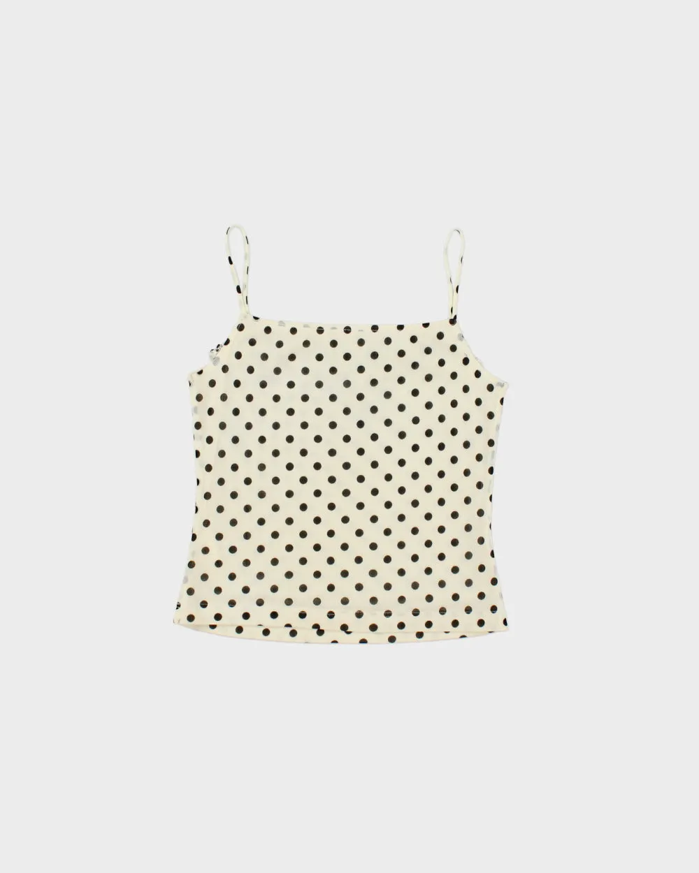 Vintage Y2K 2000s Girdear Polka Dot Double Mesh Beaded Cami - S sold by Rokit product image thumbnail 2