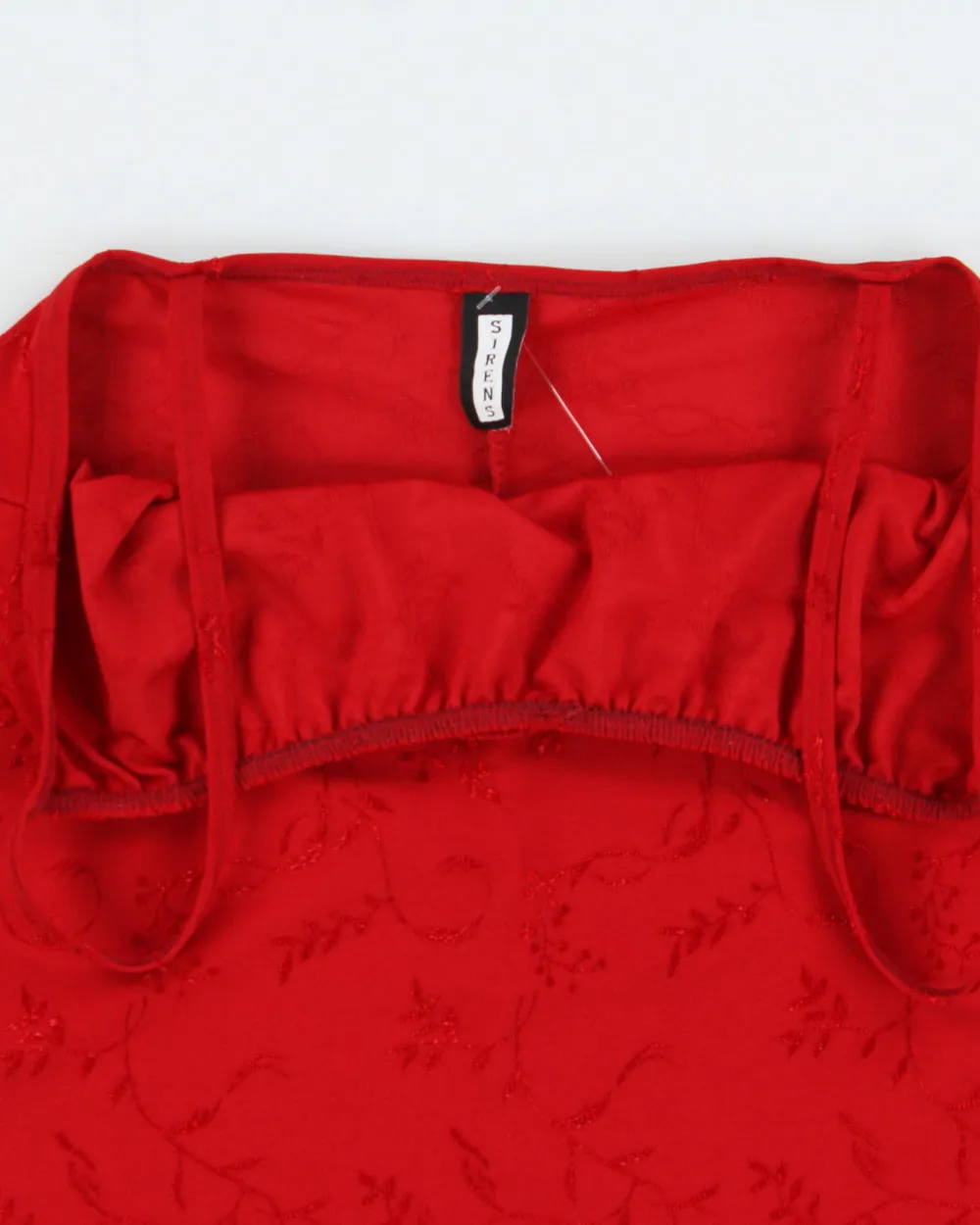 Vintage 1990s Sirens Embroidered Cami Top - S sold by Rokit product image thumbnail 5
