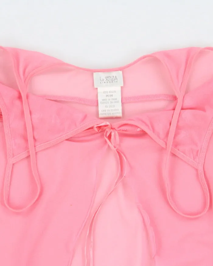 Vintage 1990s La Senza Mesh Split Front Cami Top - M sold by Rokit product image thumbnail 5