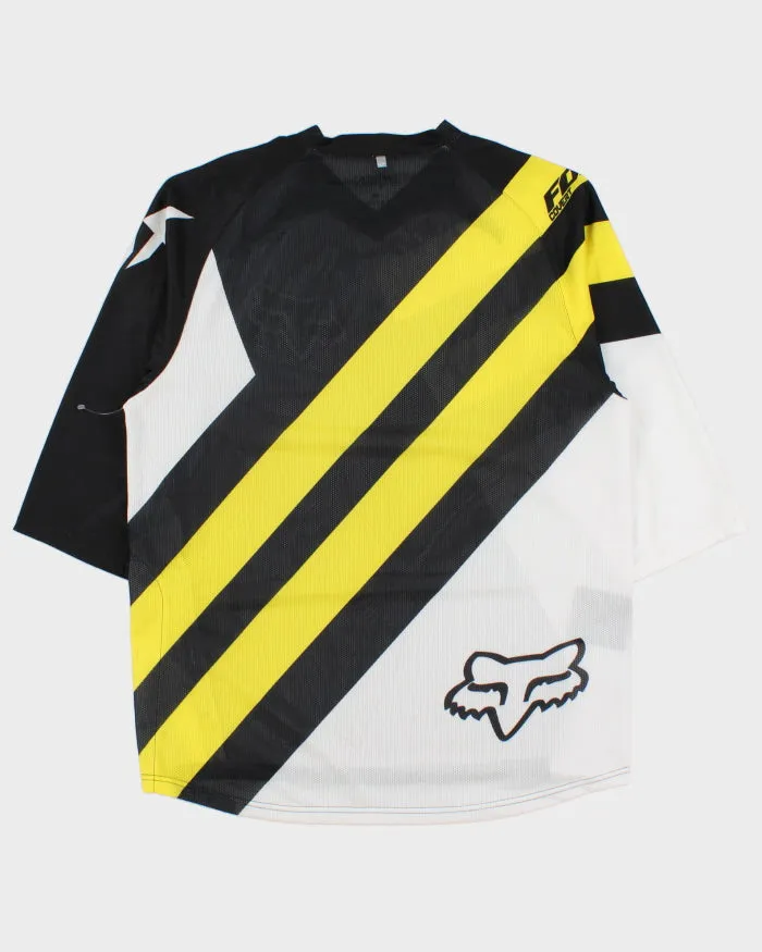 Vintage Fox Bike Covert BMX MTB 3/4 Sleeve Racing Jersey - M sold by Rokit product image thumbnail 2