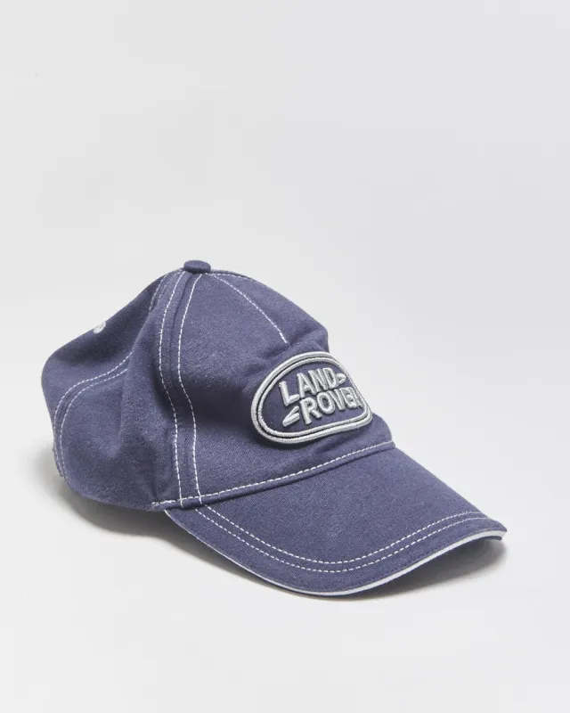 Vintage Land Rover Contrast Stitch Embroidered Canvas Baseball Cap - OS made by Rokit