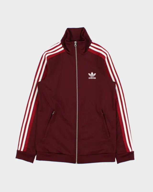 Vintage Adidas Originals Women's 3-Stripe Popper Funnel Neck Track Jacket - S made by Adidas