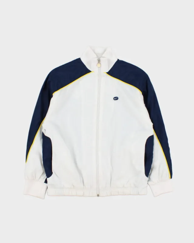 Vintage Y2K 00s Nike Women's Embroidered Oval Swoosh Shell Track Jacket - S made by Nike