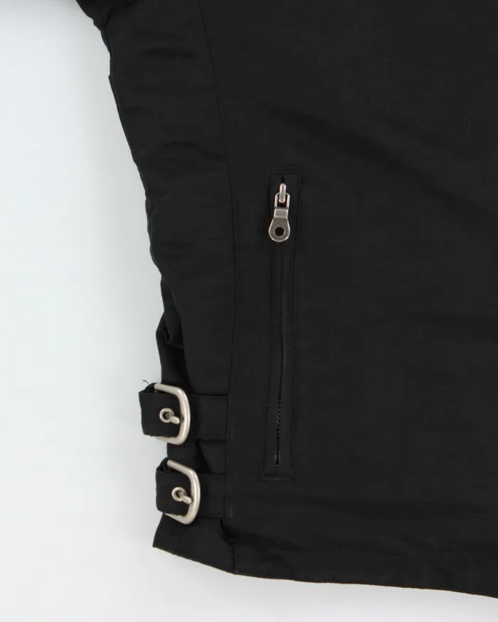 Vintage '05 Y2K Harley Davidson Quilted Lined Shell Canvas Embroidered Cafe Racer Moto Jacket - M sold by Rokit product image thumbnail 5