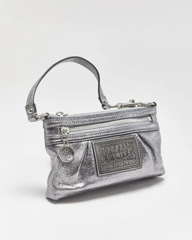 Vintage Y2K 2000s Coach Poppy Metallic Wristlet Mini Handbag made by Coach
