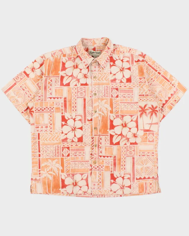 Vintage 2000s Cooke Street Made In USA Hawaiian Shirt - XL made by Rokit