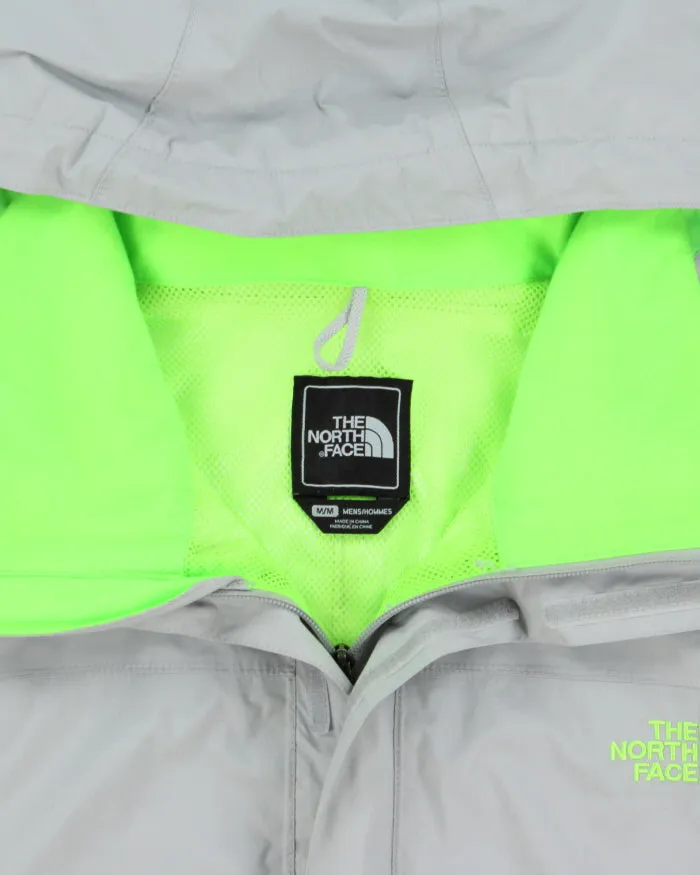 Vintage The North Face Grey/Volt Green Hyvent Shell Hooded Waterproof Jacket - M sold by Rokit product image thumbnail 5