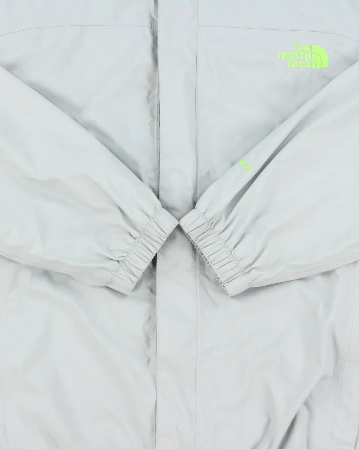 Vintage The North Face Grey/Volt Green Hyvent Shell Hooded Waterproof Jacket - M sold by Rokit product image thumbnail 4