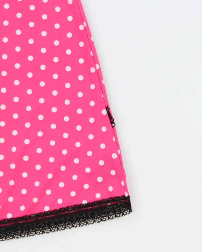 Vintage Y2k 2000s La Senza Polka Dot Slinky Slip Dress - S sold by Rokit product image thumbnail 4