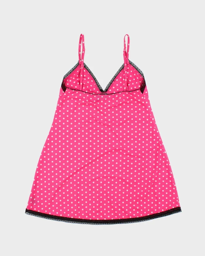 Vintage Y2k 2000s La Senza Polka Dot Slinky Slip Dress - S sold by Rokit product image thumbnail 2