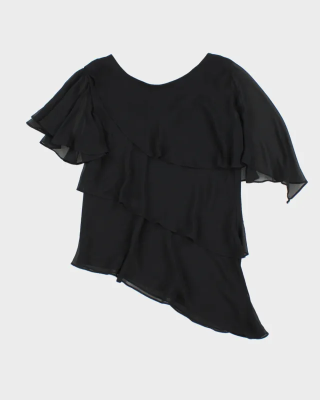 Vintage 1990s Bellessa Tiered Layer Floaty Top - L made by Rokit