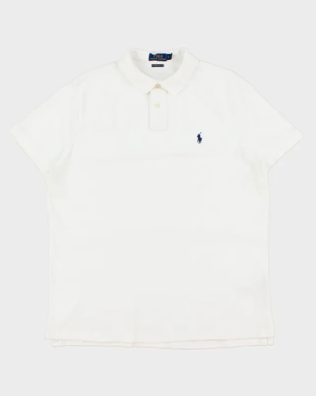 Vintage Polo Ralph Lauren Custom Slim Fit Polo Shirt - XL made by Ralph Lauren