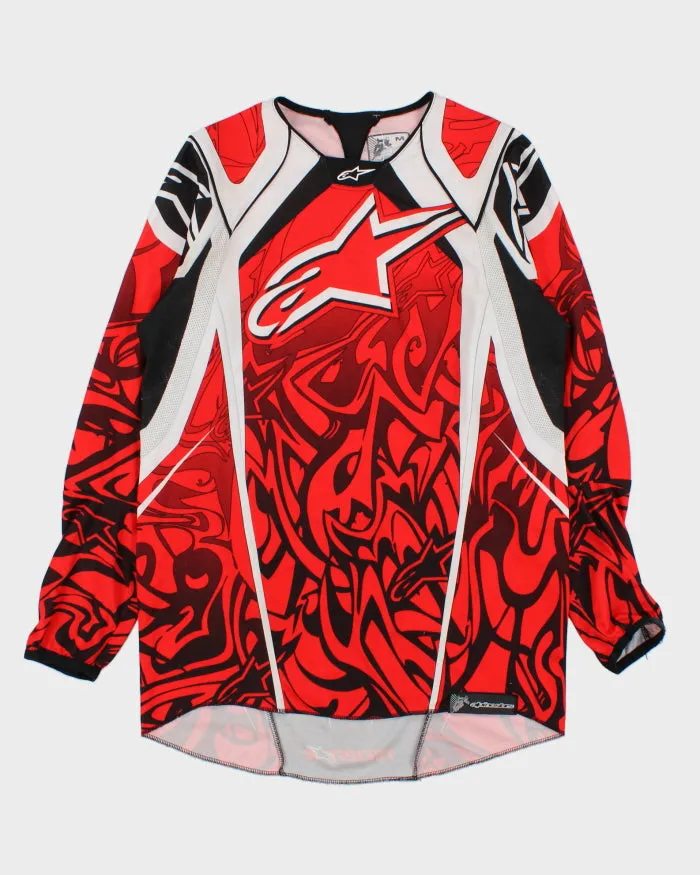 Vintage Y2K 00s Alpinestars MX Motocross Enduro Long Sleeve Racing Jersey - M sold by Rokit