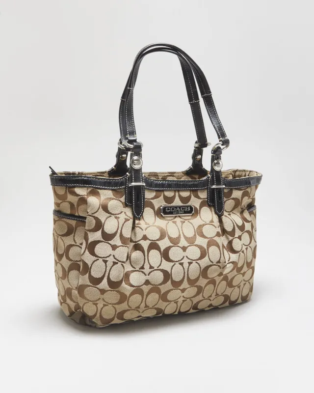 Vintage Y2K 2000s Coach Gallery Signature Tote Handbag made by Coach