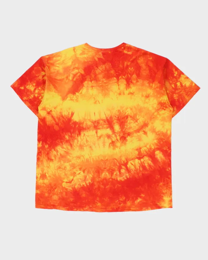 Vintage 2001 Y2K The Mountain Heavyweight Fantasy Dragon Meikle John Crewneck Tie-Dye Crewneck T-Shirt - XL sold by Rokit product image thumbnail 2