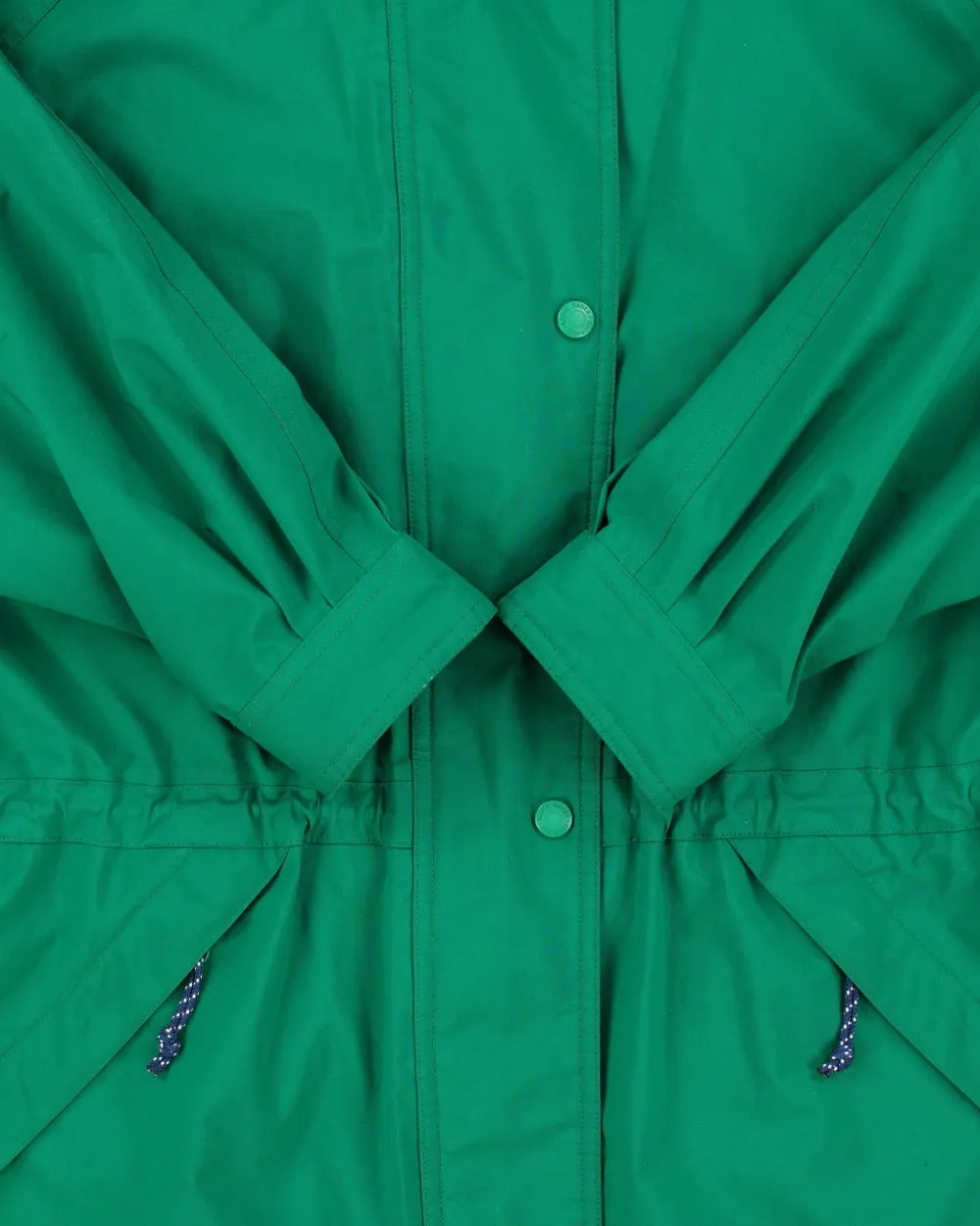 Vintage 1990s Eddie Bauer Synched Waist Hooded Waterproof Anorak Jacket - M sold by Rokit product image thumbnail 5
