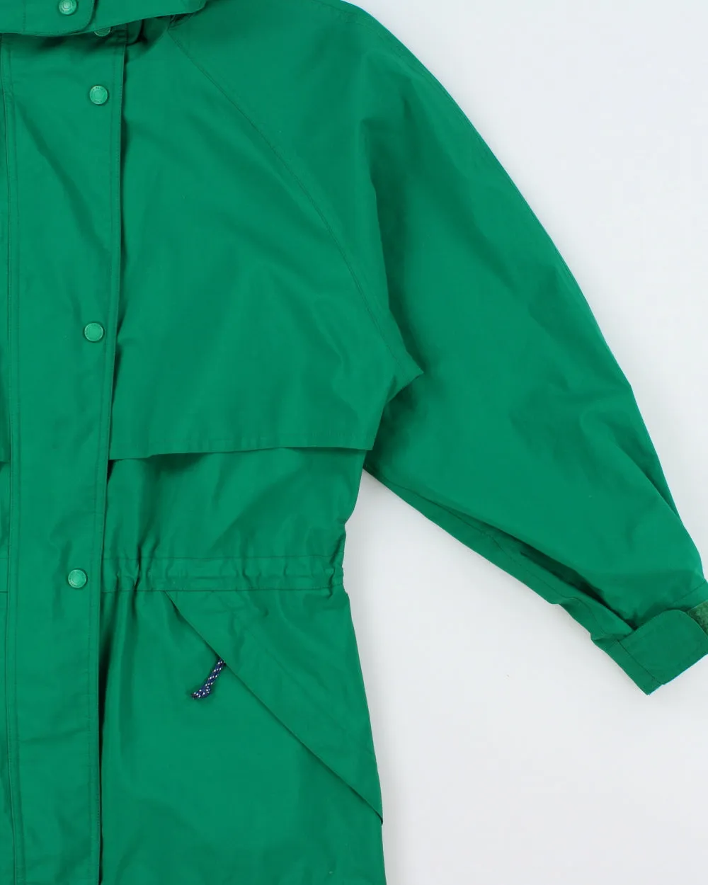 Vintage 1990s Eddie Bauer Synched Waist Hooded Waterproof Anorak Jacket - M sold by Rokit product image thumbnail 3