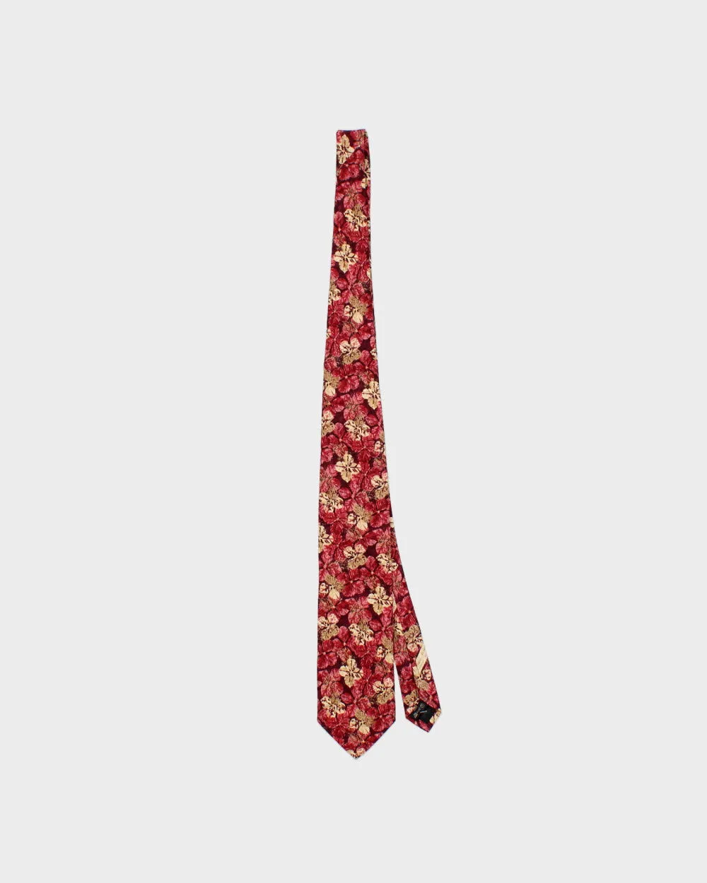 Vintage Y2K 00s Ermenegildo Zegna Floral Italian Made Silk Tie sold by Rokit