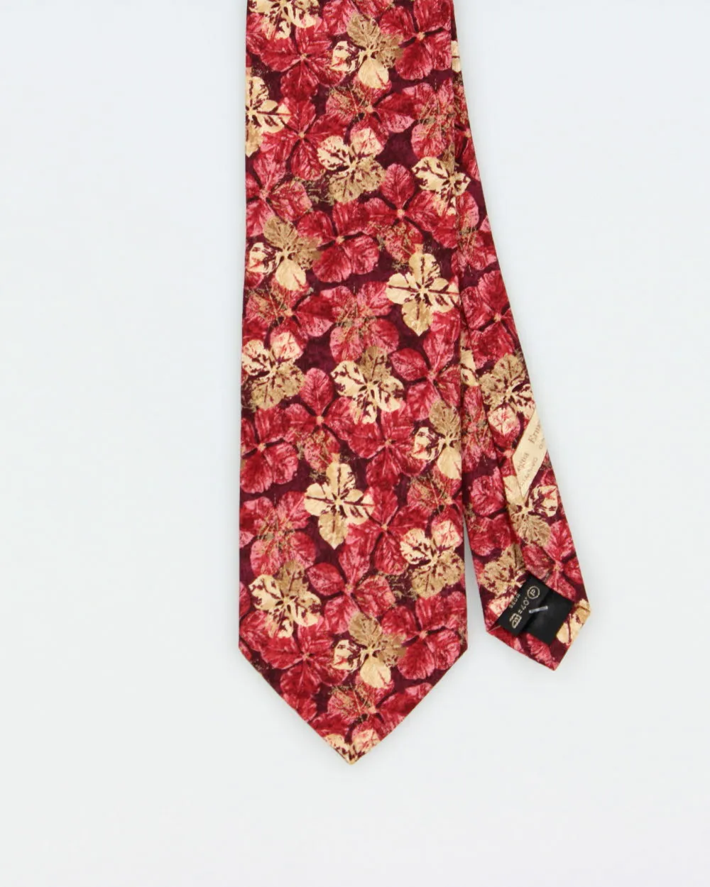 Vintage Y2K 00s Ermenegildo Zegna Floral Italian Made Silk Tie sold by Rokit product image thumbnail 2