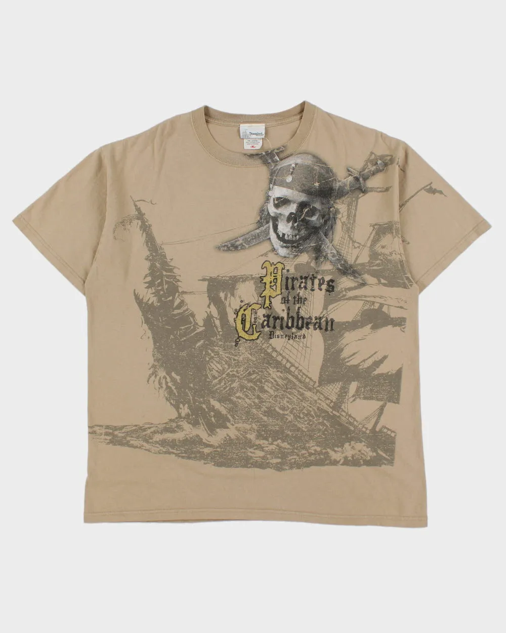 Vintage 2000s Disneyland Resort Pirates Of The Caribbean Crewneck T-shirt - XL sold by Rokit