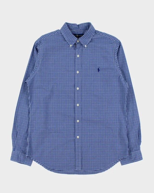 Vintage Ralph Lauren Tartan Plaid Slim Fit Long Sleeve Shirt - L made by Ralph Lauren