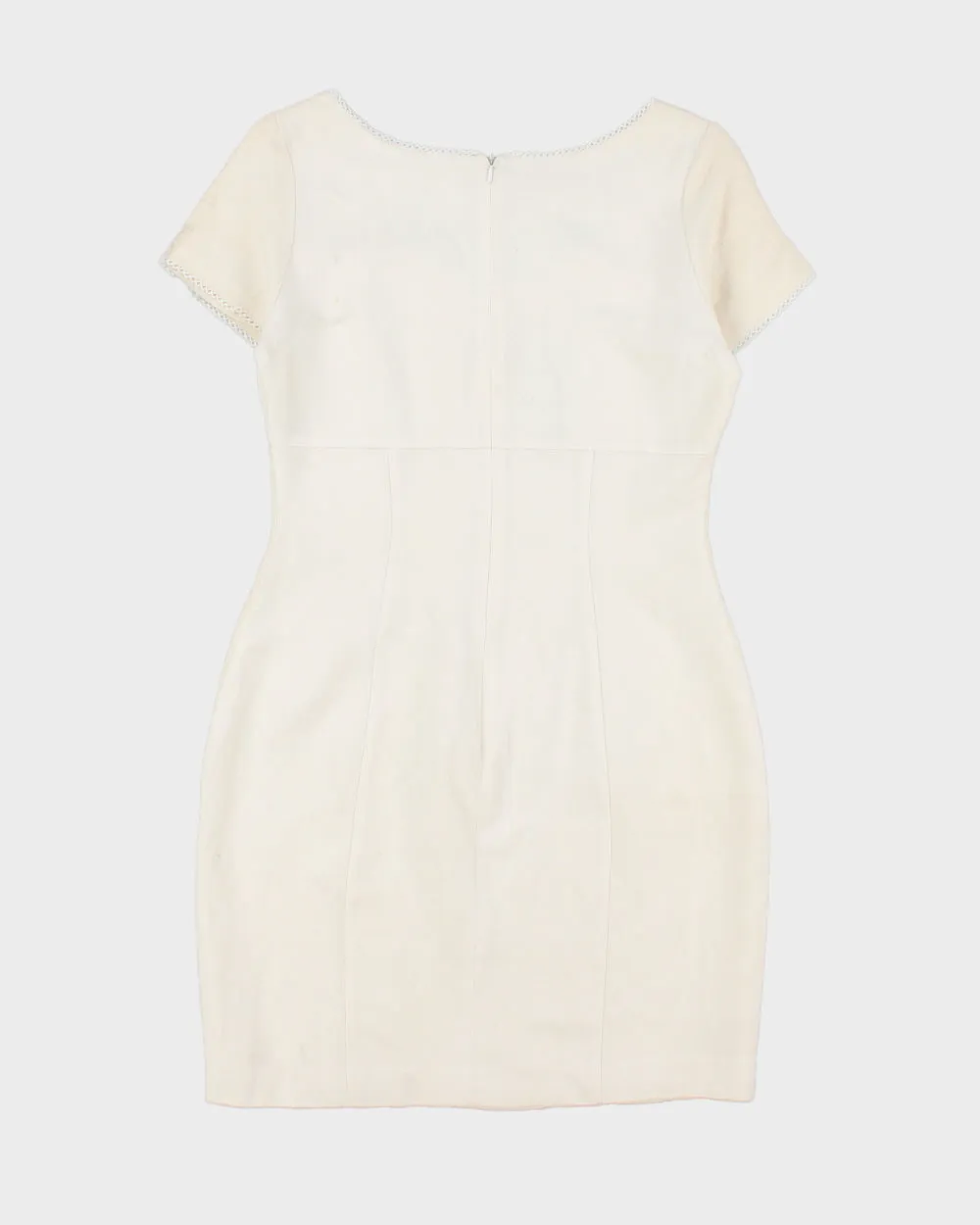 Vintage Esprit Linen Blend Lace Edge Dress - M sold by Rokit product image thumbnail 2