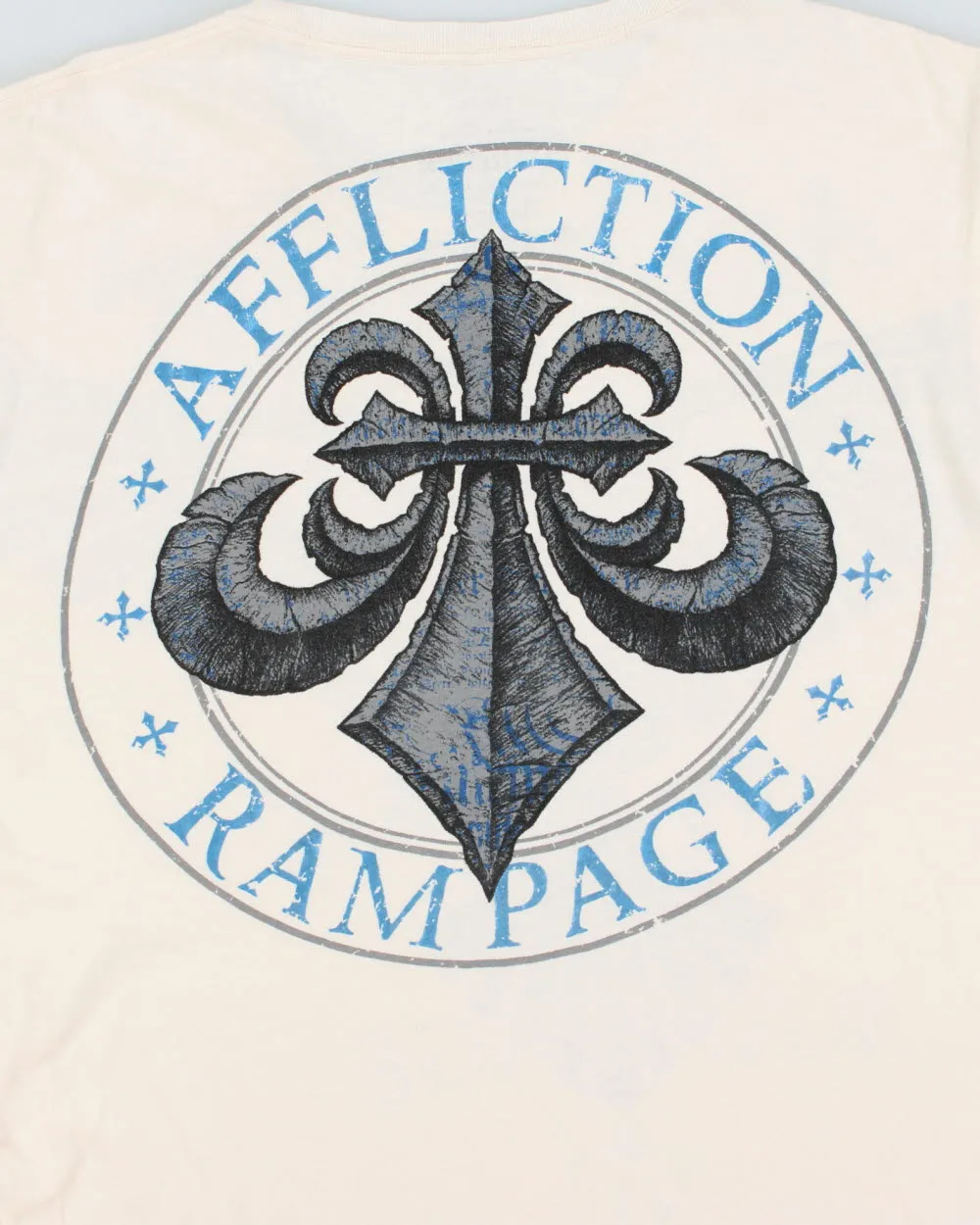 Vintage Y2K 00s Affliction Rampage Quinton Jackson Signature Series T-shirt - L sold by Rokit product image thumbnail 4