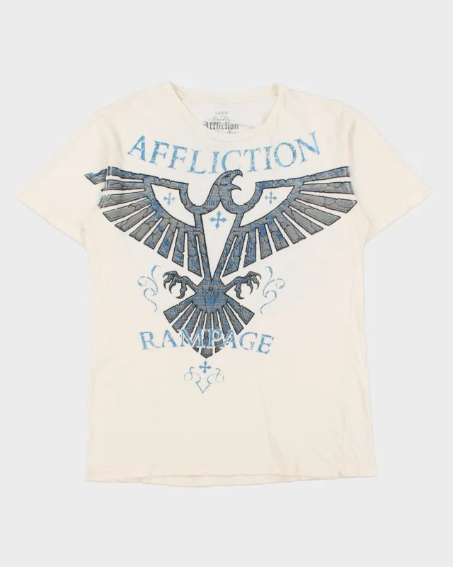 Vintage Y2K 00s Affliction Rampage Quinton Jackson Signature Series T-shirt - L made by Rokit