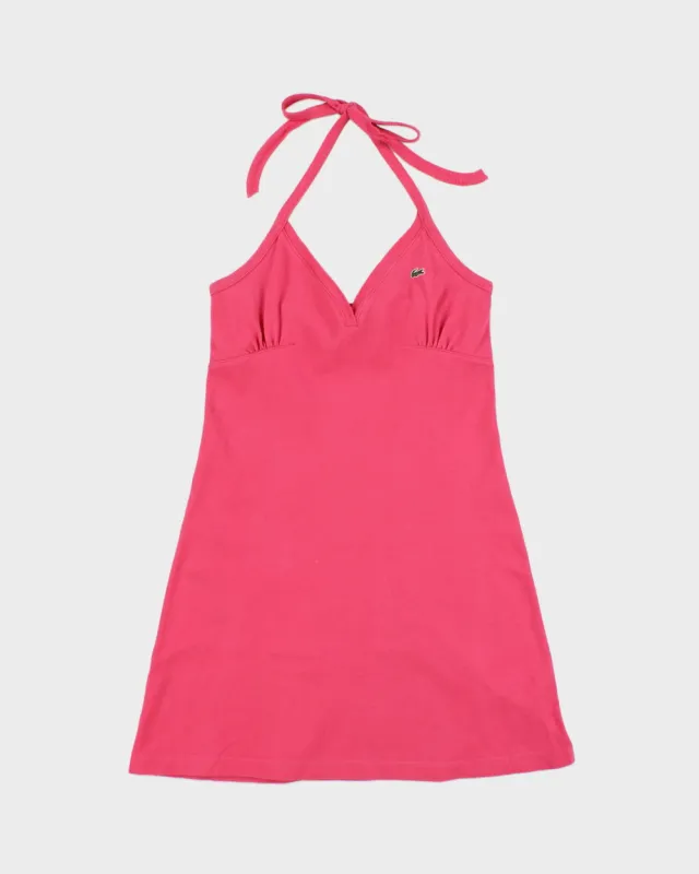 Vintage 2000s Lacsote Halter Neck Mini Dress - XS made by Lacoste