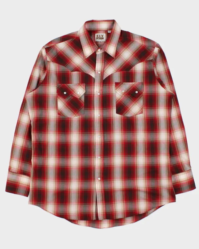 Vintage 1990s Ely Cattleman Checked Western Shirt - L made by Rokit