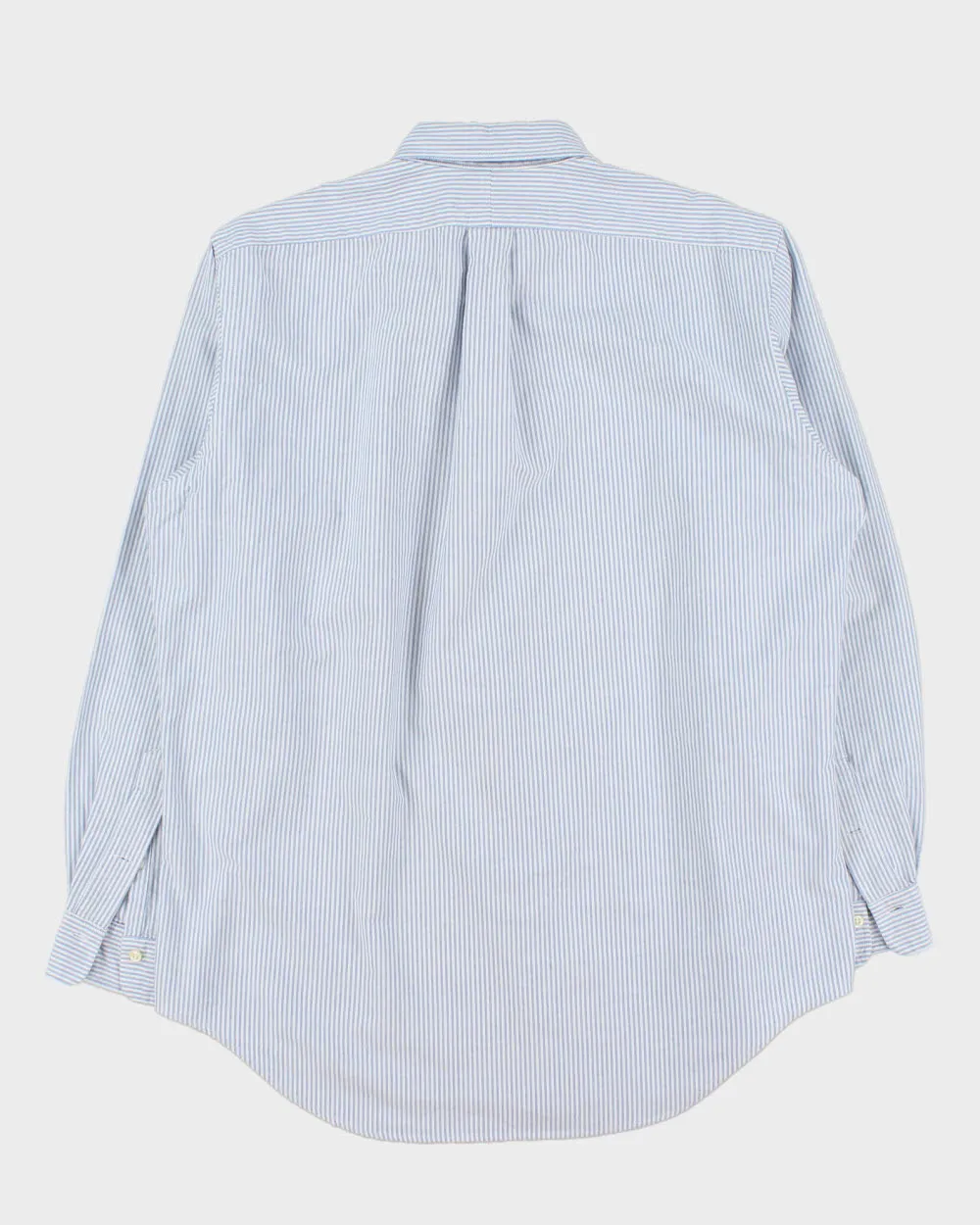 Vintage 1990s Polo Ralph Lauren Striped Made In Canada Long Sleeve Oxford Shirt - L sold by Rokit product image thumbnail 2