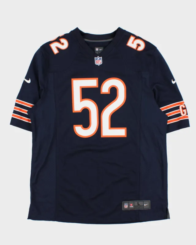 2012-13 Nike Chicago Bears GSH Khalil Mack #52 NFL On Field Home Jersey - L made by Rokit