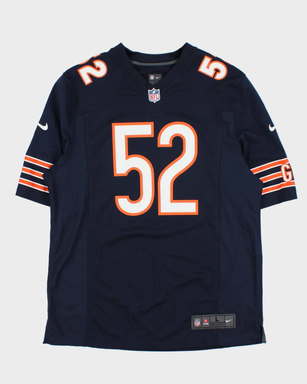 2012-13 Nike Chicago Bears GSH Khalil Mack #52 NFL On Field Home Jersey - L sold by Rokit