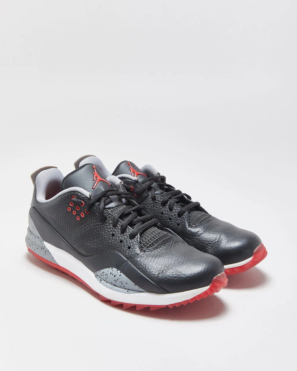 2021 Nike Air Jordan ADG 3 Bred 'Black Fire/Cement Grey' Golf Shoes - UK9 sold by Rokit