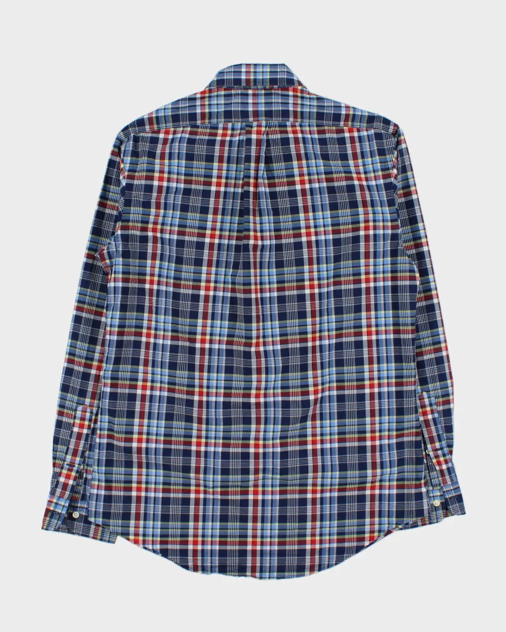 Vintage Y2K 00s Ralph Lauren Tartan Plaid Custom Fit Long Sleeve Shirt - M sold by Rokit product image thumbnail 2