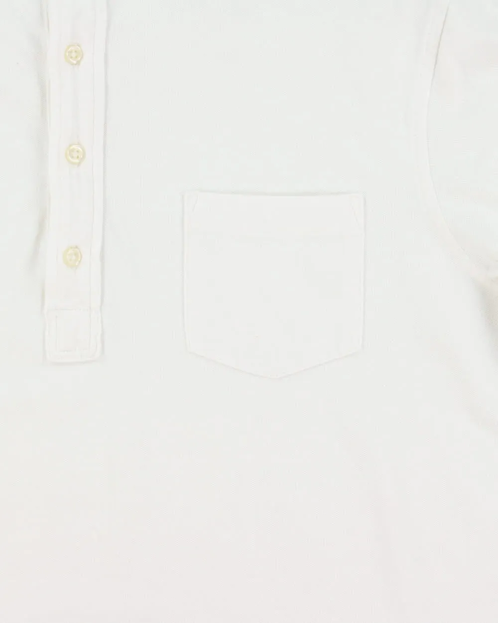 Vintage Polo Ralph Lauren Featherweight Mesh Long Sleeve Button Cuff Pocket Polo Shirt - L sold by Rokit product image thumbnail 4