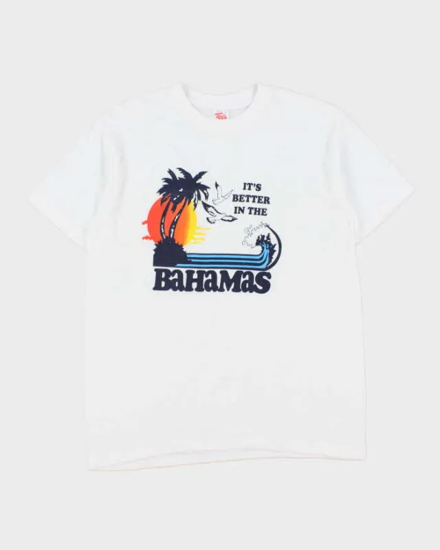 Vintage 1990s It's Better In The Bahamas Novelty Holiday Crewneck T-Shirt - M made by Rokit