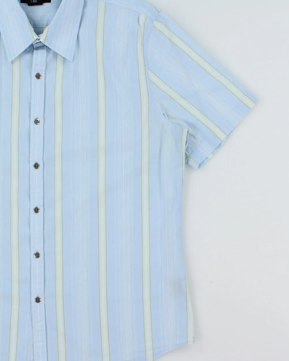 Vintage 2000s Calvin Klein Jeans Striped Short Sleeve Shirt - L sold by Rokit product image thumbnail 3