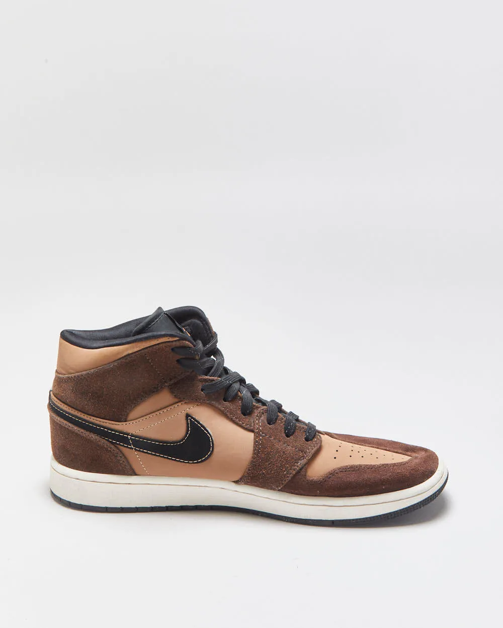 2023 Nike Air Jordan 1 Mid SE 'Dark Chocolate/Mocha' Trainers - UK10 sold by Rokit product image thumbnail 2