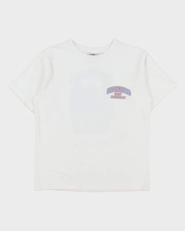Vintage Y2K 00s Brotherhood Surf Heavyweight Made In Australia Crewneck T-Shirt - S made by Rokit