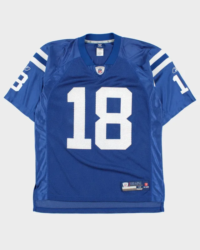 Vintage 2008-09 Reebok Indianapolis Colts Peyton Manning #18 NFL Equipment Home Jersey - L made by Rokit