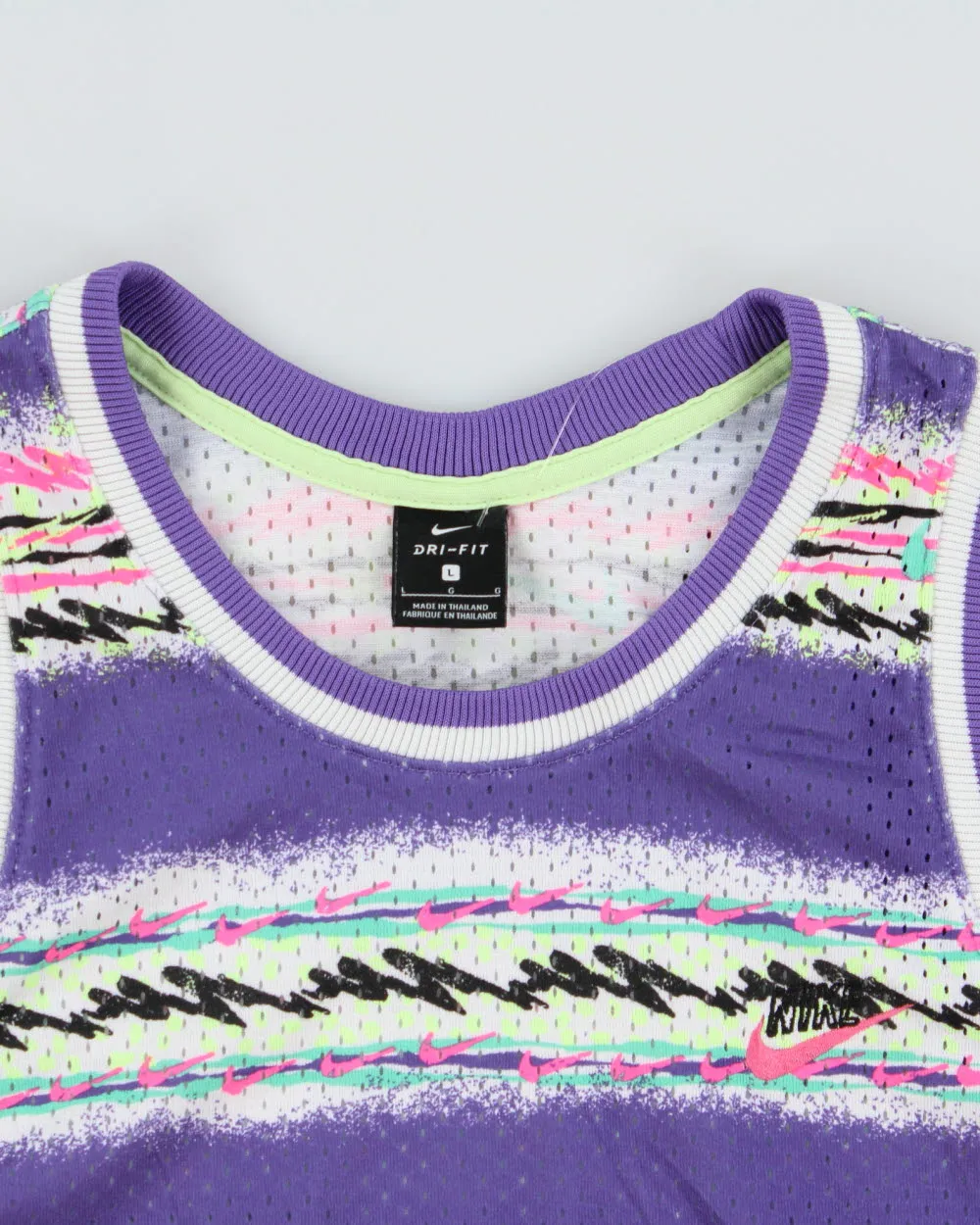 Nike Stories Retro Embroidered Dri-Fit Mesh Basketball Jersey - L sold by Rokit product image thumbnail 3