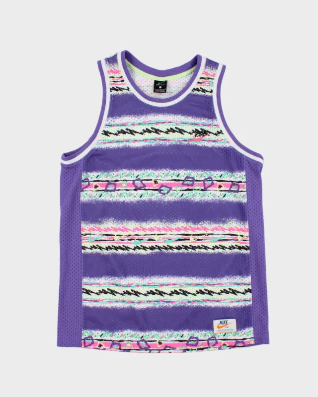 Nike Stories Retro Embroidered Dri-Fit Mesh Basketball Jersey - L made by Rokit