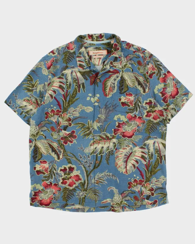 Tommy Bahama Tropical Floral Silk 'Island Modern Fit' Hawaiian Shirt - XL made by Tommy Bahama