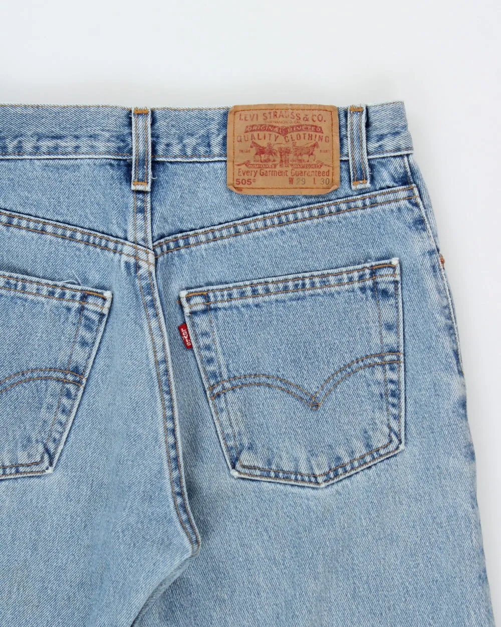 Vintage 2002 Levis 505 Batwing Tag Made In USA Jeans - W28 L30 sold by Rokit product image thumbnail 4