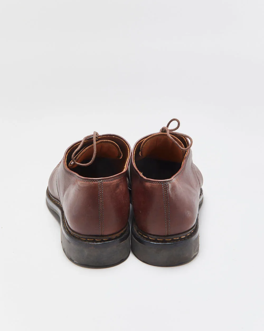 Heschung Chestnut Brown Norwegian Leather Sumac Derbies - UK10 sold by Rokit product image thumbnail 4