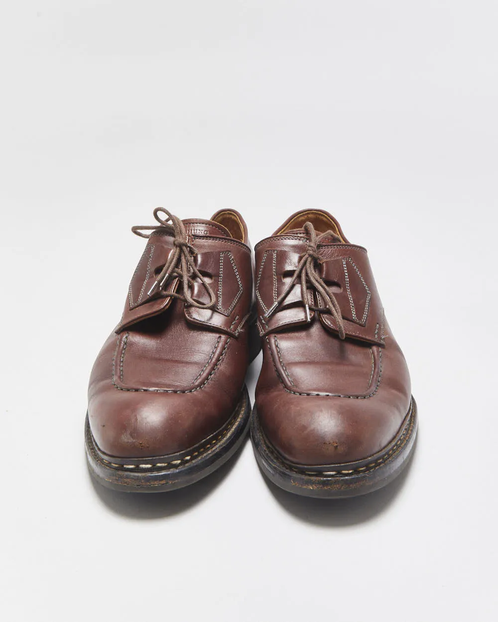 Heschung Chestnut Brown Norwegian Leather Sumac Derbies - UK10 sold by Rokit product image thumbnail 3